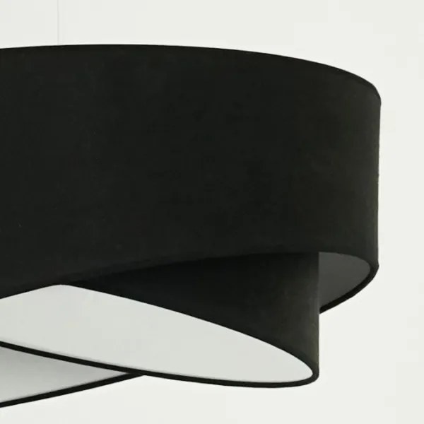 Brilagi - Lampadario LED a sospensione con filo LYRA 1xE27/15W/230V nero/bianco