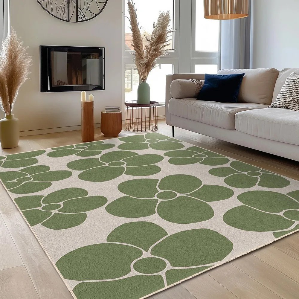 Tappeto verde lavabile 80x150 cm Green Meadow – Mila Home