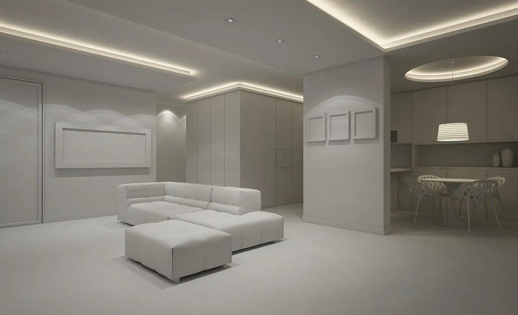 Striscia LED Professional 2835/224 - IP20 - 25W/m - 2.900lm/m- 5m - 24V Colore Bianco Naturale 4.000K