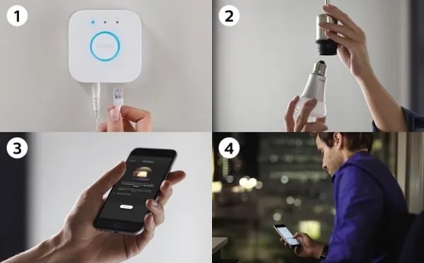 Set di base Philips Hue STARTER KIT 3xE27/9W + dispositivo di interconnessione 2700K