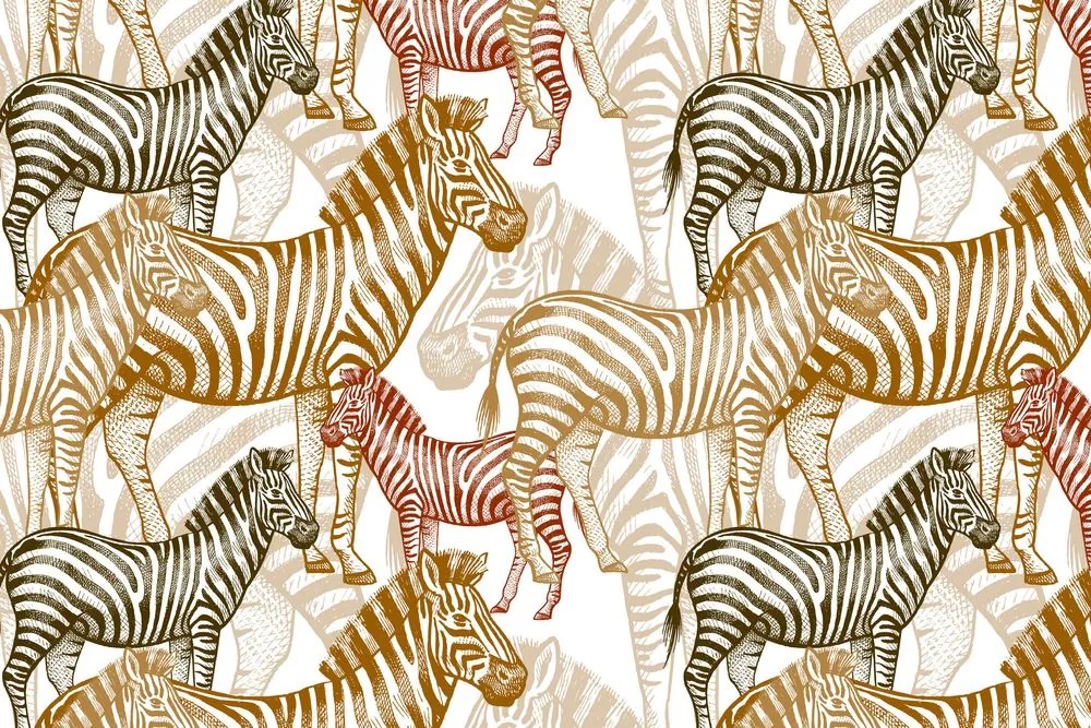 Stampa su tela – Regno delle zebre
