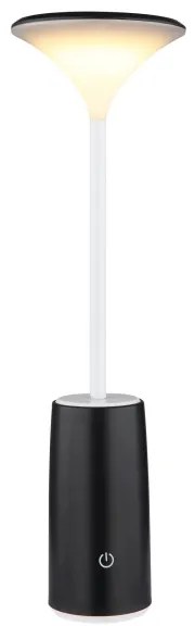 Globo 21020B - Lampada da tavolo LED dimmerabile QUIRIN LED/1,2W/3,7V 3000K nero