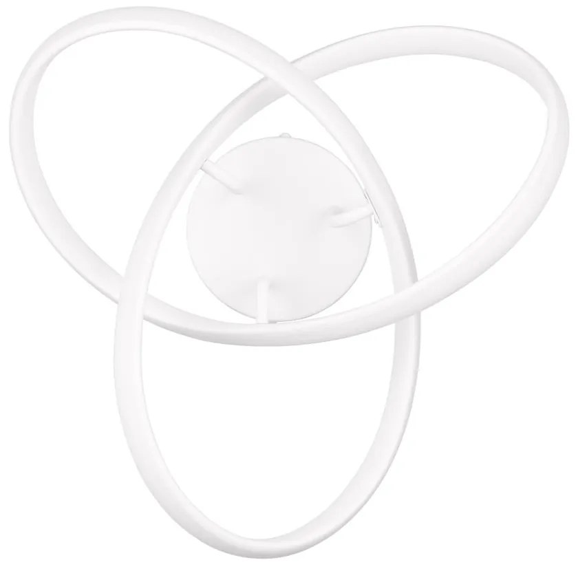 Plafoniera LED bianca Meo - Trio