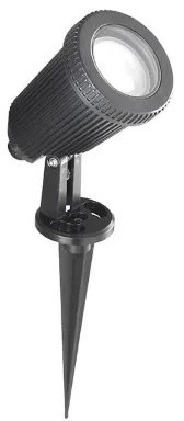 Lampada spot GOA proiettore da terra esterno 8x28 cm in abs e policarbonato