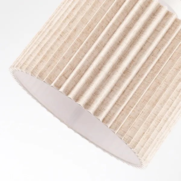 Brilagi - Plafoniera NORDIC WAVE 1xE27/15W/230V Ø 32 cm in lino/bianco