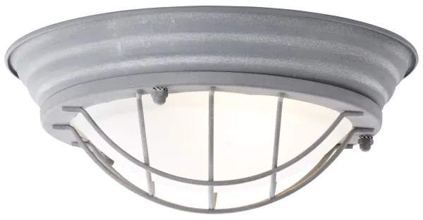 Brilliant - Plafoniera TYPHOON 1xE27/30W/230V Ø 29 cm grigio