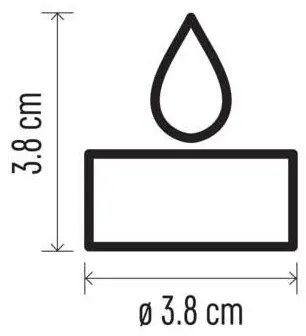 SET 6x LED Decorazioni natalizie 6xLED/6xCR2032 oro