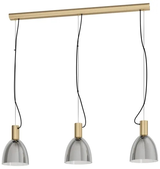 Eglo 99314 - Lampadario a sospensione con filo LEBALIO 3xE27/40W/230V
