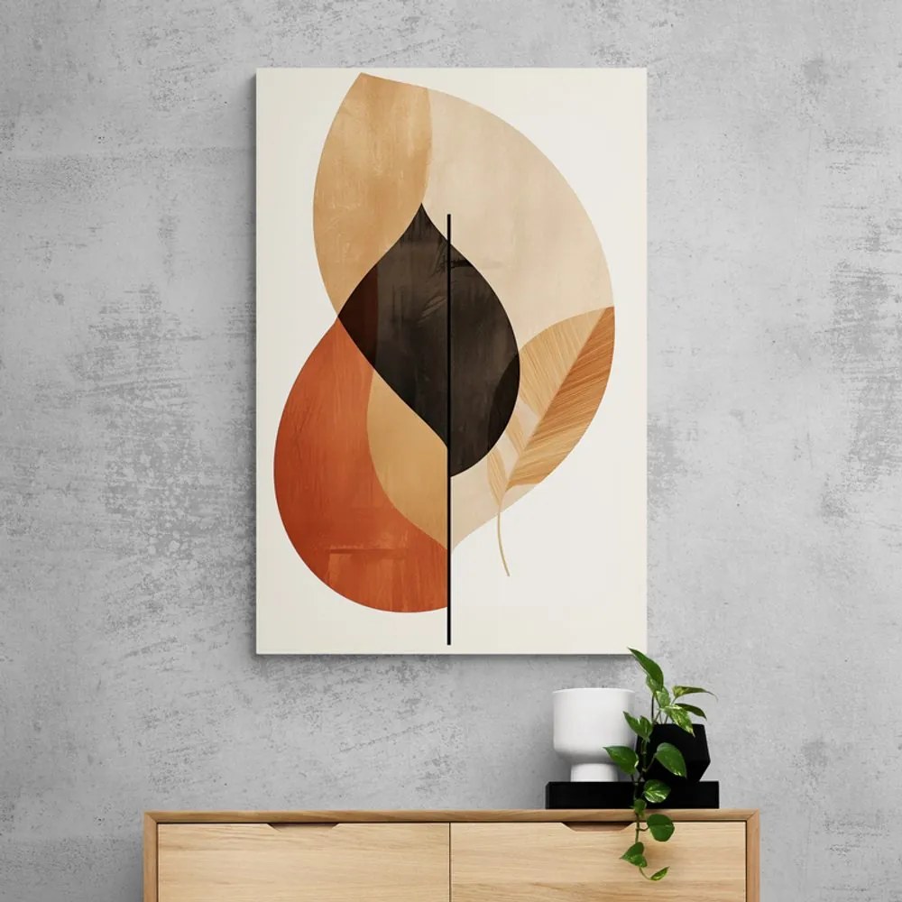 Quadro su tela – Foglie astratte No3