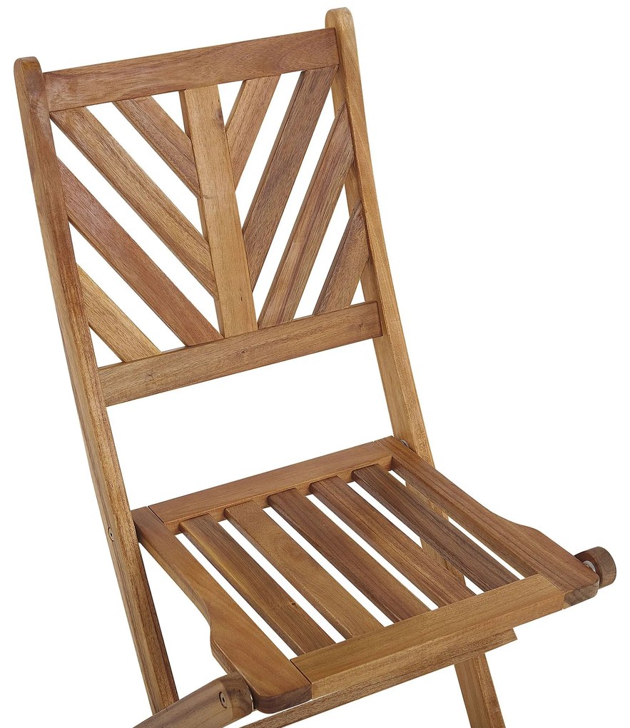 Set bistrò in legno di acacia TERNI Beliani