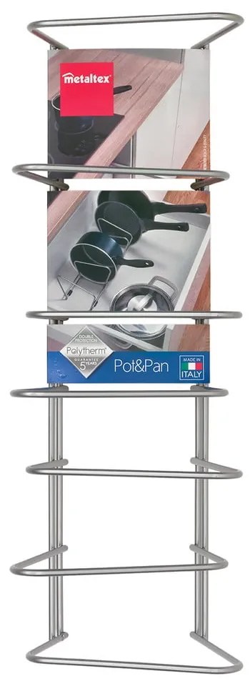 Rastrelliera per padelle - Metaltex