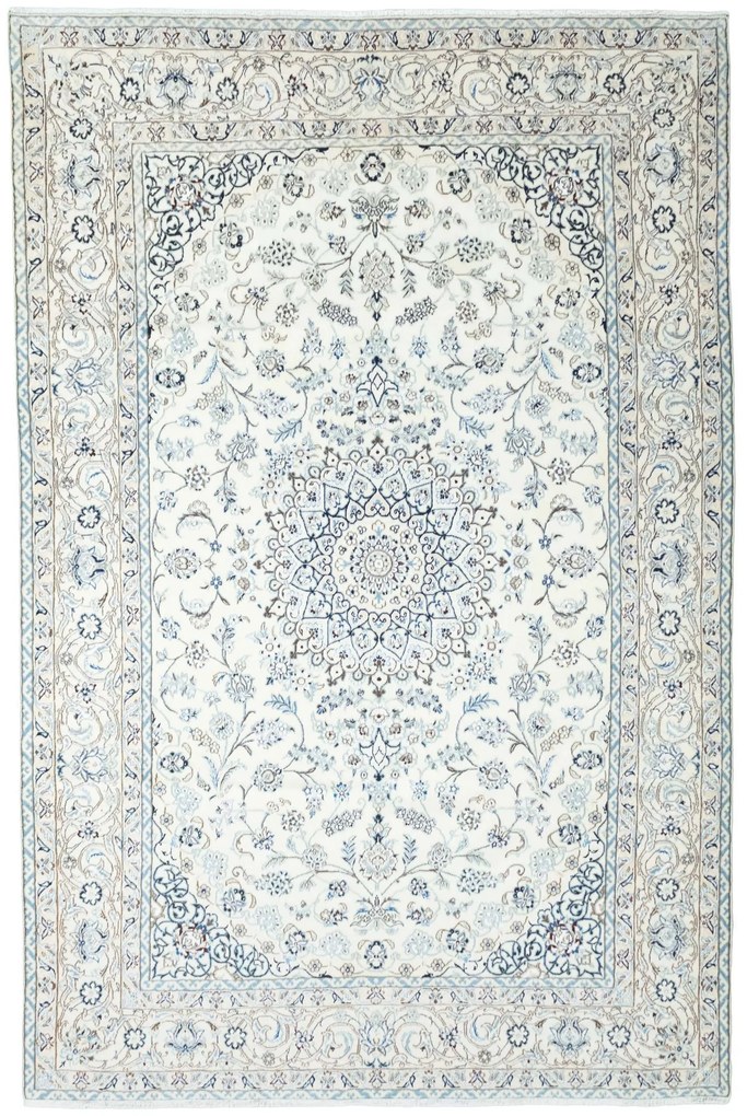Nain Tappeto persiano 200 x 300 Beige (Iran) Annodato A Mano