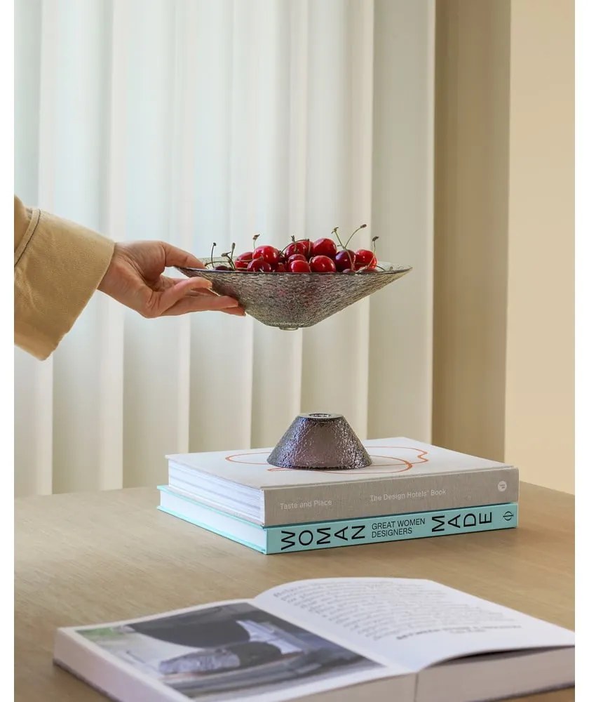 Fruttiera in vetro verde e marrone ø 15 cm Bonbon - Hübsch