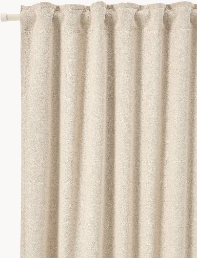 Set di 2 tende oscuranti multibanda Tulia, largh.140 cm