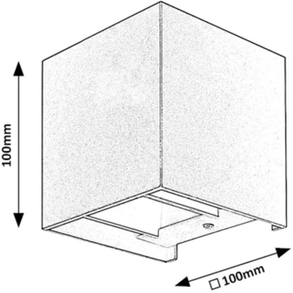 Rabalux 7397 - Applique da esterno SOLIN 1xG9/42W/230V IP54 bianco