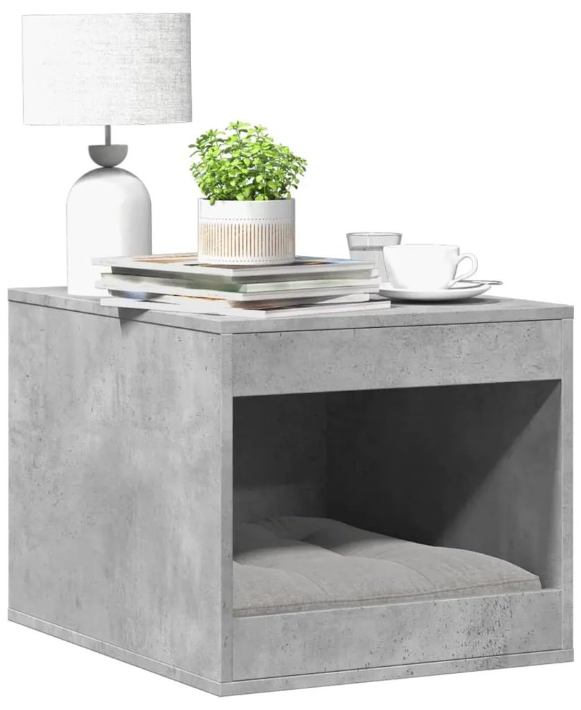 Recinto Lettiera Gatti Grigio Cemento 47x59x42 Cm İn Truciolato /