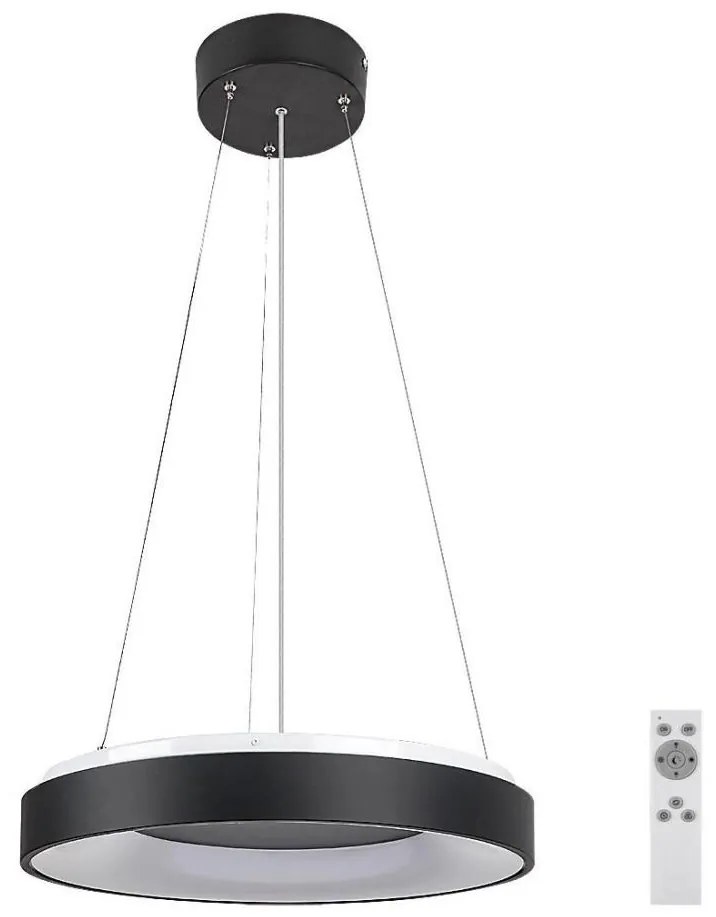 Rabalux 72001 - Lampadario a sospensione con filo LED dimmerabile CEILO LED/38W/230V nero + +TC