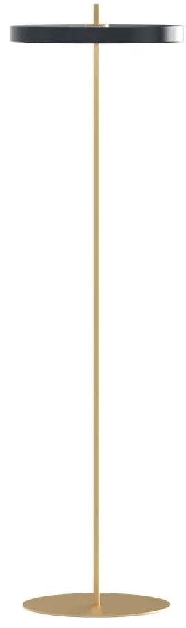 Lampada da terra dimmerabile a LED antracite con paralume in metallo (altezza 151 cm) Asteria Floor - UMAGE