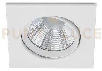 Pamir faretto da incasso led 5,5w 345lm, 3000k quadrato orientabile...