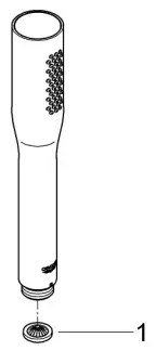 GROHE 26466000 - Doccetta STICK, cromata lucida