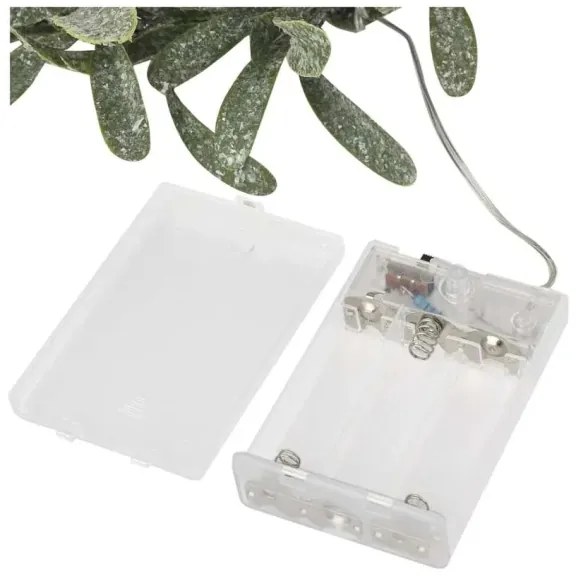 Ghirlanda natalizia con 25 LED, 3xAA, Ø 35 cm