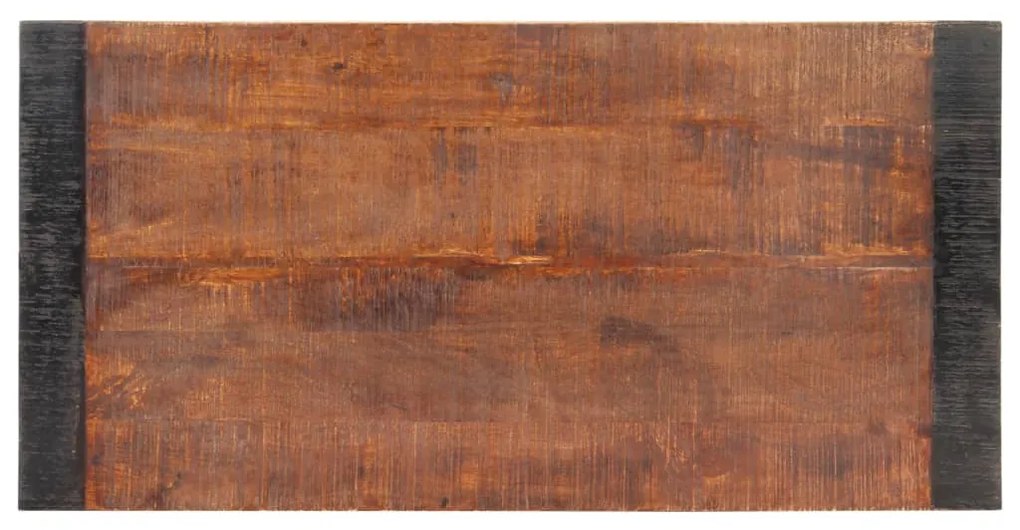 Tavolo da pranzo 120x60x76 cm in legno massello di mango grezzo