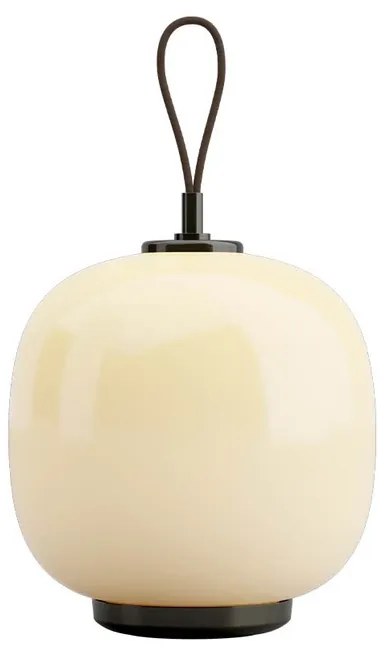 VL45 Radiohus Portable Lampada da Tavolo Brass/Glossy Pale Yellow - Louis Poulse