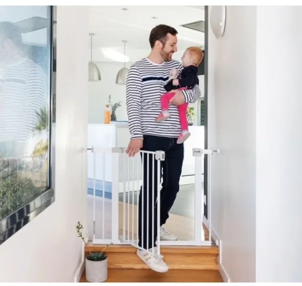 Safety 1st - Barriera di sicurezza AUTO CLOSE bianco