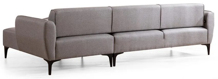 Divano angolare grigio chiaro, angolo destro - Belissimo - Balcab Home