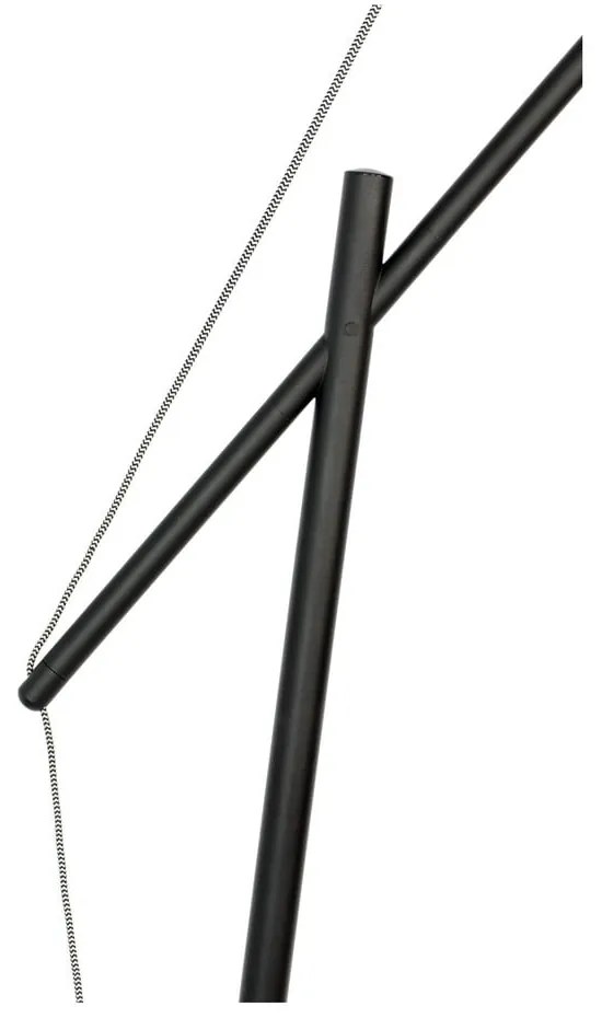 Lampada da terra nera Tokio - White Label