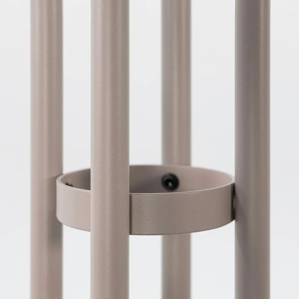 Appendiabiti grigio tortora in metallo ø 40x170 cm Jessy – Spinder Design