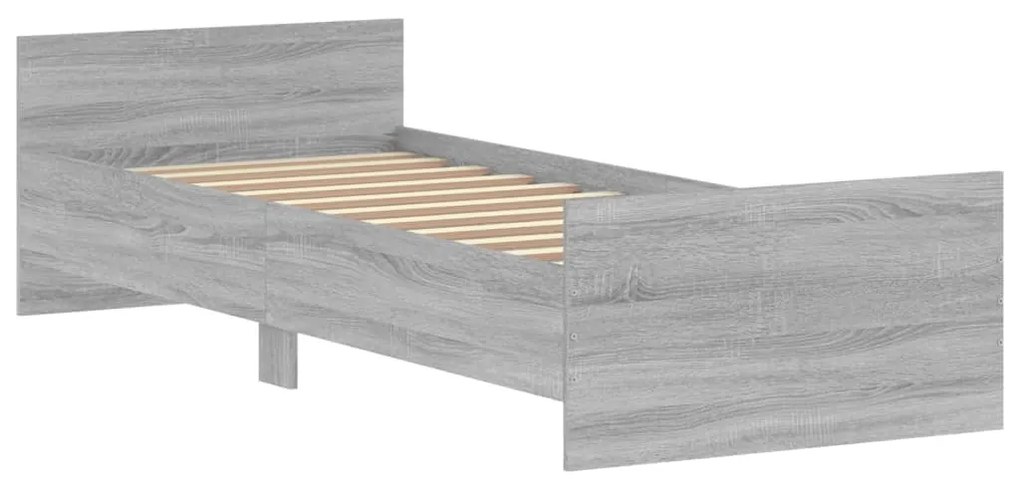 Giroletto grigio sonoma 75x190cm small single legno multistrato