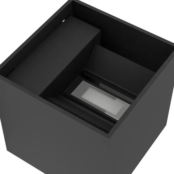 Eglo 74115-LED Lampada da parete/soffitto per esterni con sensore RINCINE LED/2,2W/5V IP44 nero