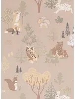 Majvillan Tapete Deep Forest - Soft Beige