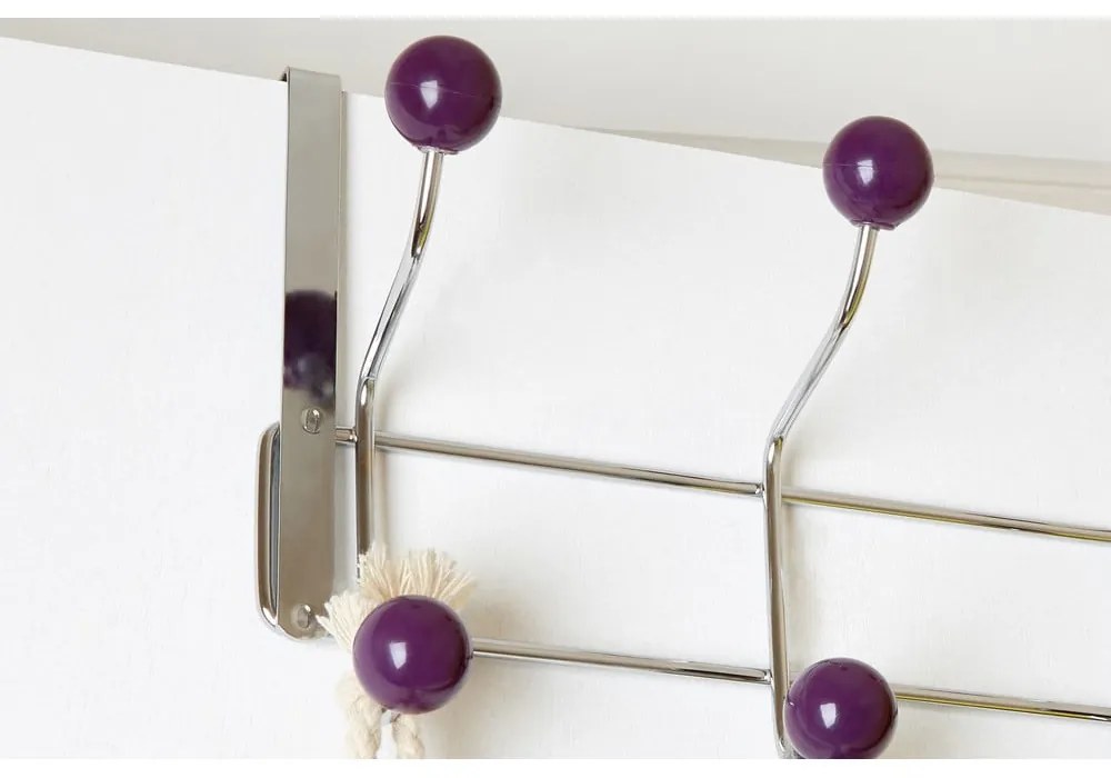 Appendiabiti in metallo bordeaux-argento 41 cm - Premier Housewares