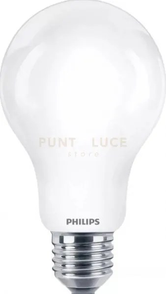 Lampadina led philips goccia vetro smerigliata, 6500k