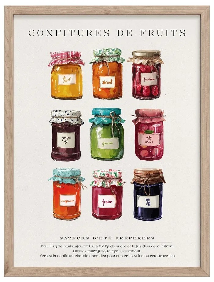 Dipinto 30x40 cm Confitures – Styler