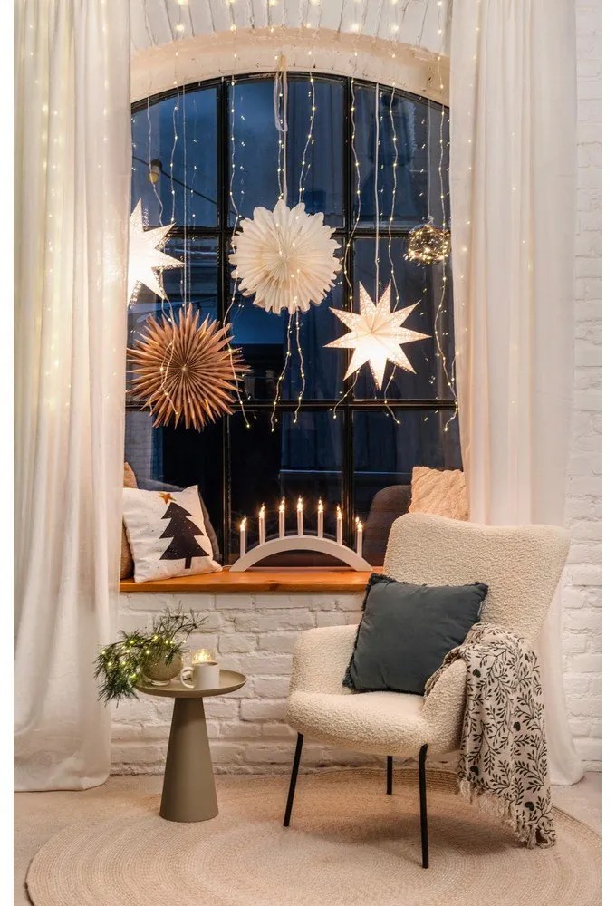 Poltrona in pelliccia sintetica bianca Glasgow - House Nordic