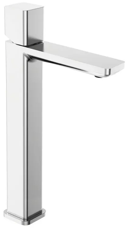 Miscelatore lavabo alto in ottone con manopola e piletta click clack Lotus