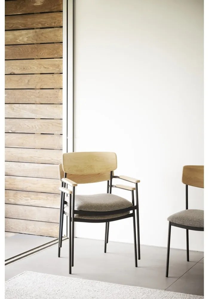 Sedie da pranzo in colore beige-naturale in set da 2 Maymont - Rowico