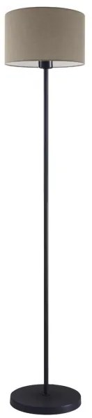 Lampada da terra LED TUNJA 1xE27/20W/230V Ø 30 cm nero/taupe