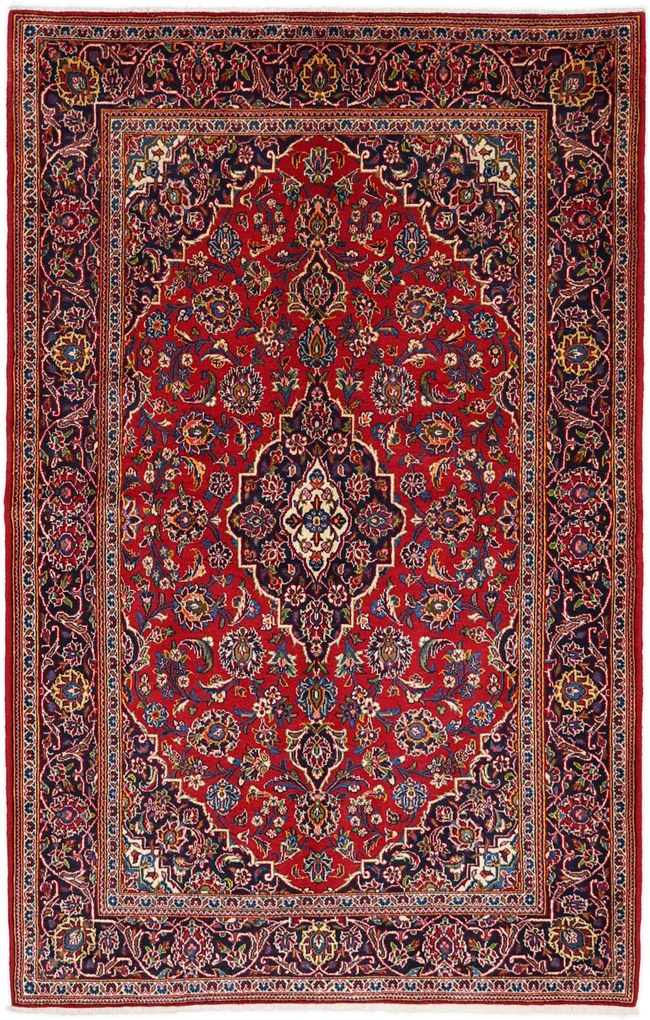 Kashan Tappeto 230 x 150 (Iran) Annodato A Mano