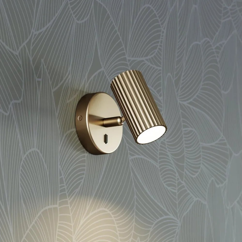 Eglo 902033 - Applique spot da parete PORTILLO 1xGU10/5W/230V dorata