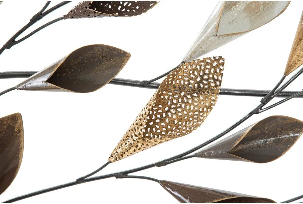 Decorazione murale bianco-marrone , larghezza 115,5 cm Ramo - Mauro Ferretti