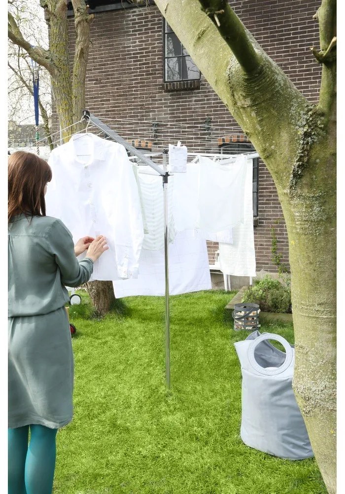 Stendino da giardino argentato 40 m Essential – Brabantia