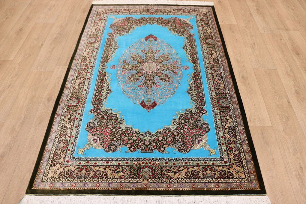 Ghom Tappeto 200 x 140 (Iran) Annodato A Mano