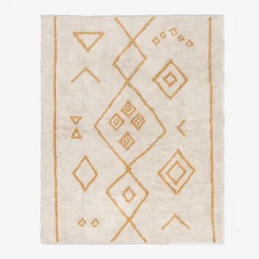 Tappeto in cotone Alka 180 x 150 cm - Sklum