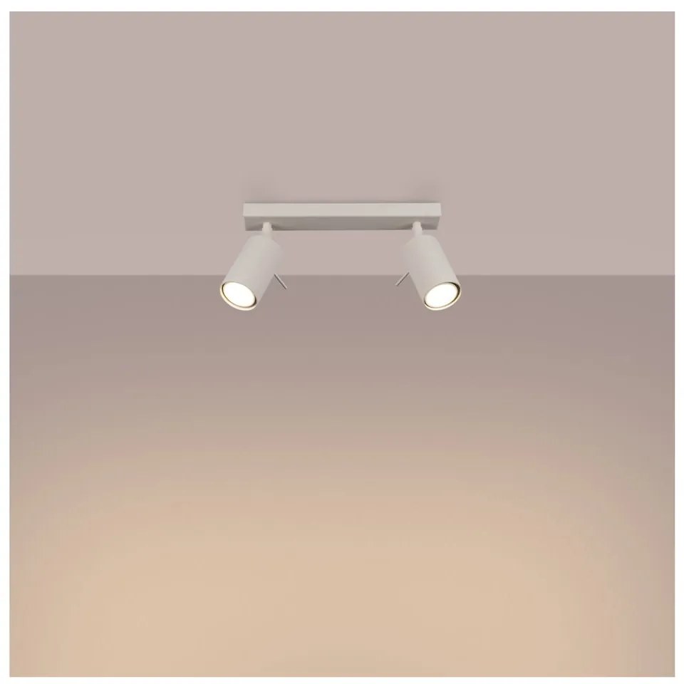 Faretto color crema 6x30 cm Etna – Sollux