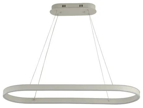 Brilagi - Lampadario LED a sospensione con cavi PONDIE LED/45W/230V 80x30 cm bianco