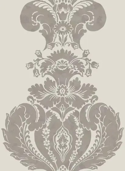 Cole & Son Carta da parati Baudelaire - Grey/ Silver